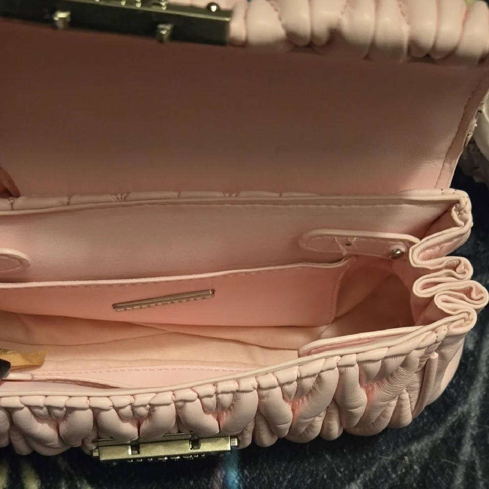 Steve Madden Light Pink Quilted Shoulder Bag - Picture 4 of 6